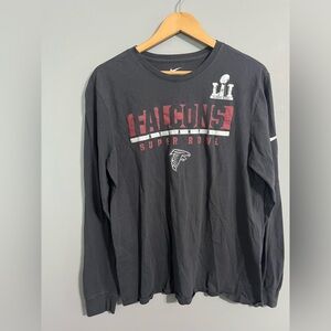 Nike Black Long Sleeve Falcons Tee